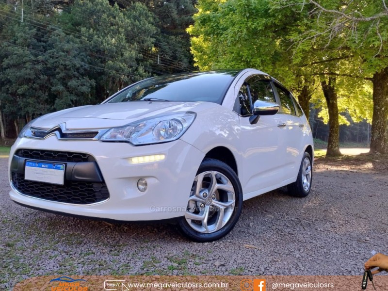 C3 1.6 EXCLUSIVE 16V FLEX 4P AUTOMÁTICO - 2015 - BENTO GONçALVES