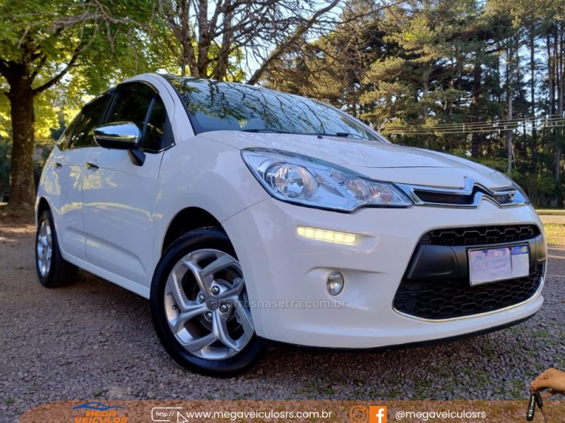 C3 1.6 EXCLUSIVE 16V FLEX 4P AUTOMÁTICO - 2015 - BENTO GONçALVES