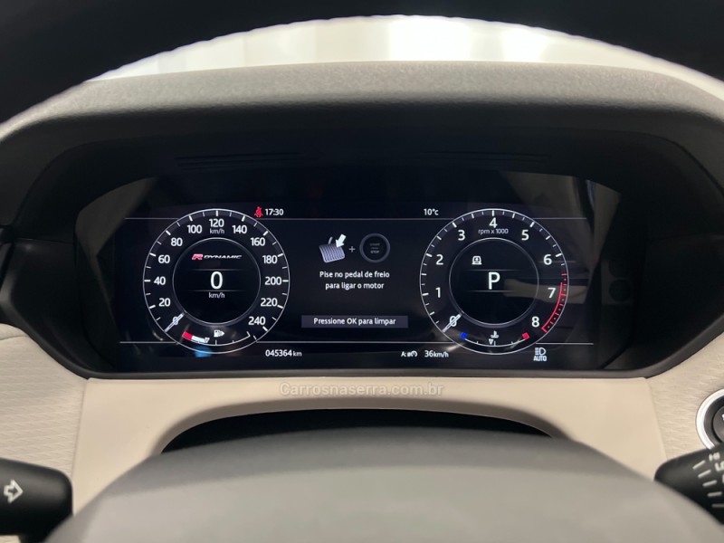 RANGE ROVER VELAR 3.0 V6 P340 GASOLINA R-DYNAMIC SE AUTOMÁTICO - 2020 - FLORES DA CUNHA
