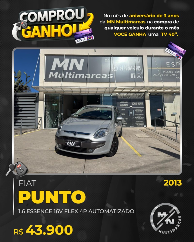 PUNTO 1.6 ESSENCE 16V FLEX 4P AUTOMATIZADO