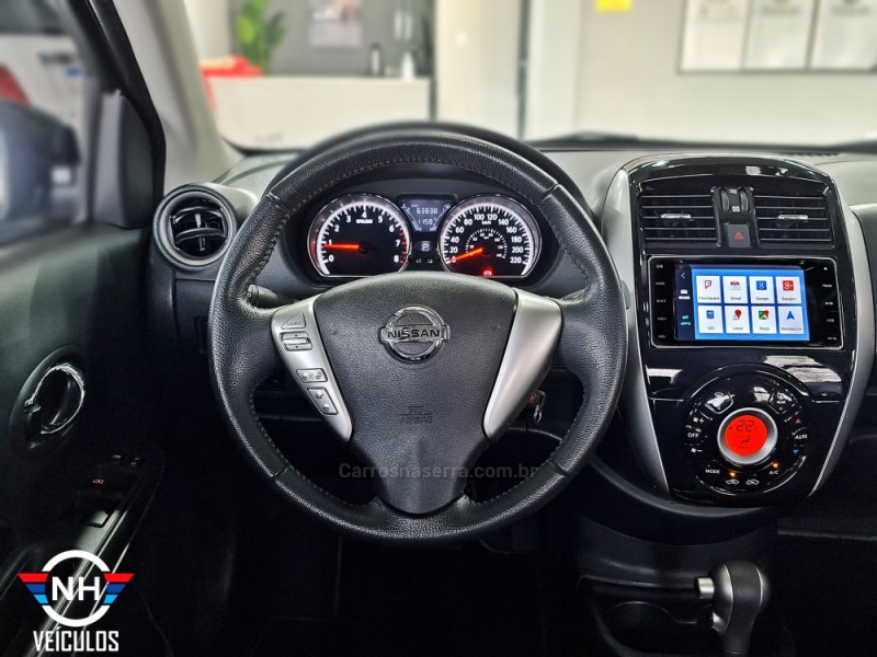 VERSA 1.6 16V FLEX UNIQUE 4P XTRONIC - 2017 - NOVO HAMBURGO