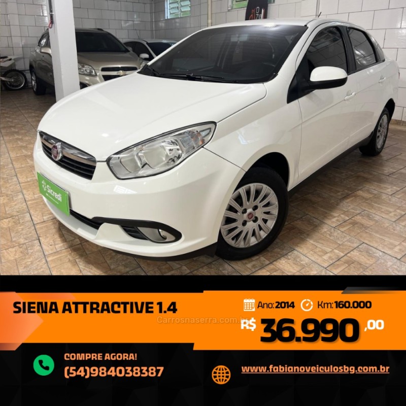 siena 1.4 mpi attractive 8v flex 4p manual 2014 bento goncalves