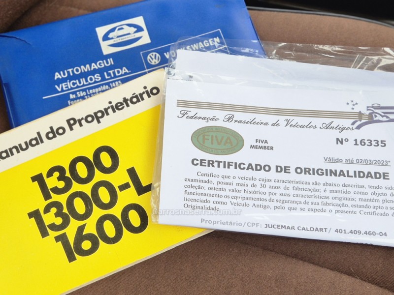 FUSCA 1300 - 1979 - CAXIAS DO SUL