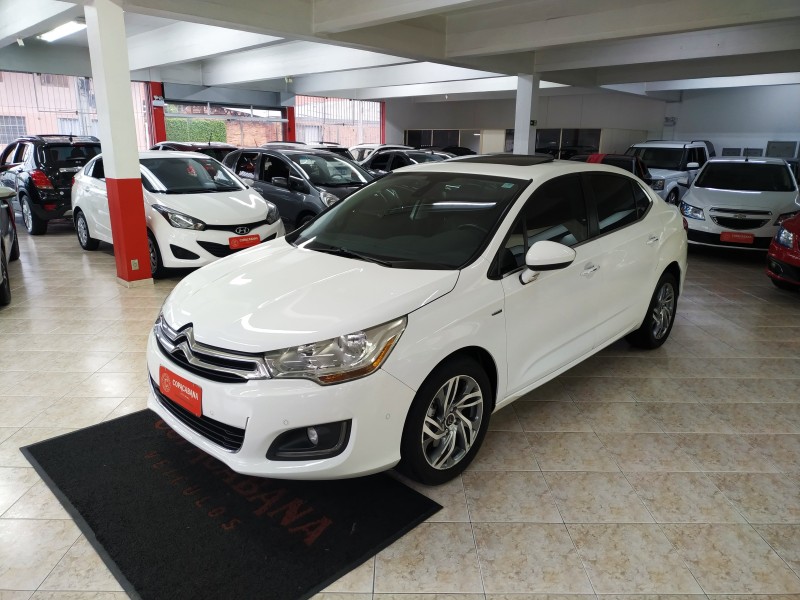 C4 LOUNGE 1.6 EXCLUSIVE 16V TURBO FLEX 4P AUTOMÁTICO - 2015 - CAXIAS DO SUL