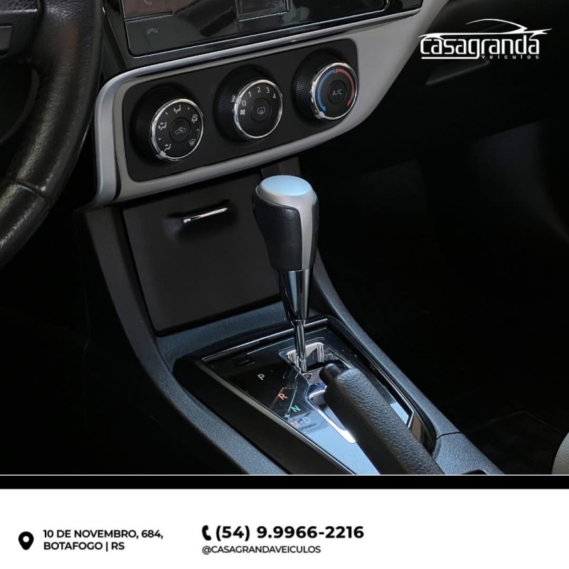 COROLLA 1.8 GLI UPPER 16V FLEX 4P AUTOMÁTICO - 2018 - BENTO GONçALVES