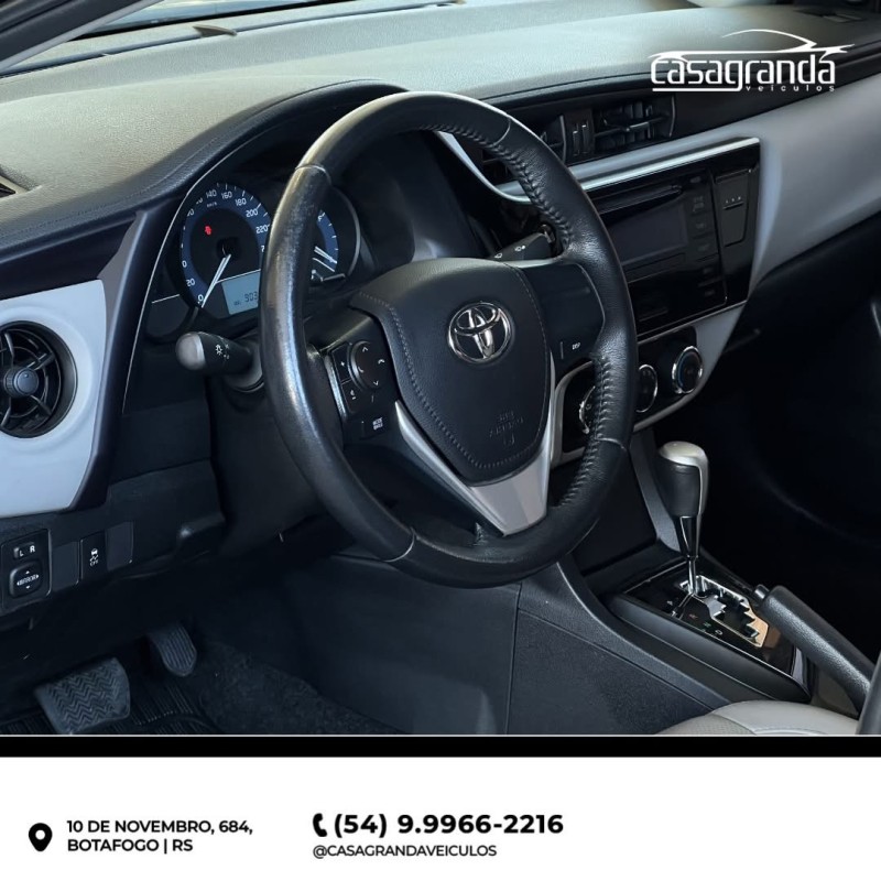 COROLLA 1.8 GLI UPPER 16V FLEX 4P AUTOMÁTICO - 2018 - BENTO GONçALVES