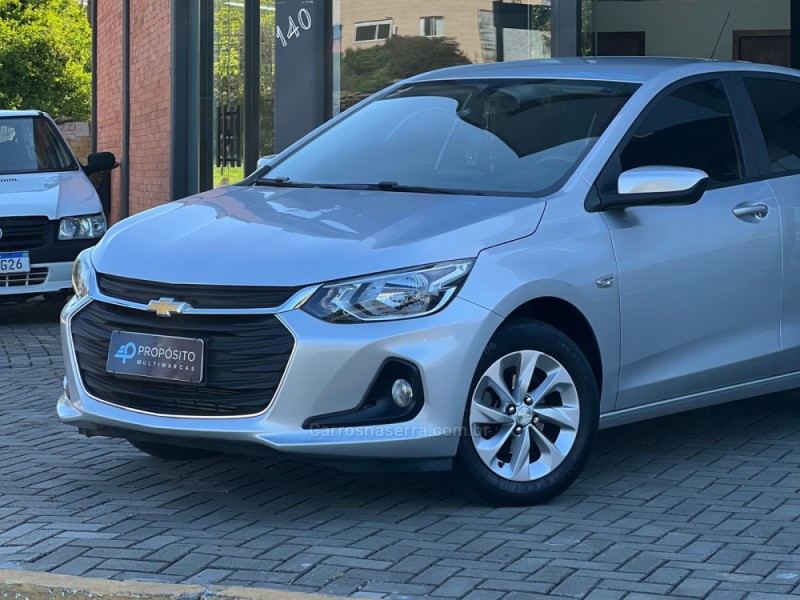 ONIX 1.0	LTZ PLUS 8V TURBO FLEX 4P AUTOMÁTICO - 2021 - ESTâNCIA VELHA