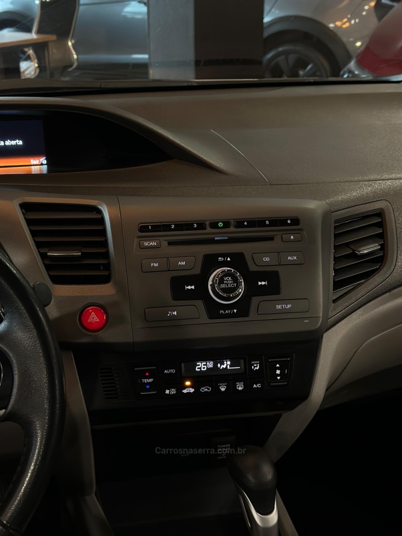 CIVIC 1.8 LXL 16V FLEX 4P AUTOMÁTICO - 2012 - CAXIAS DO SUL