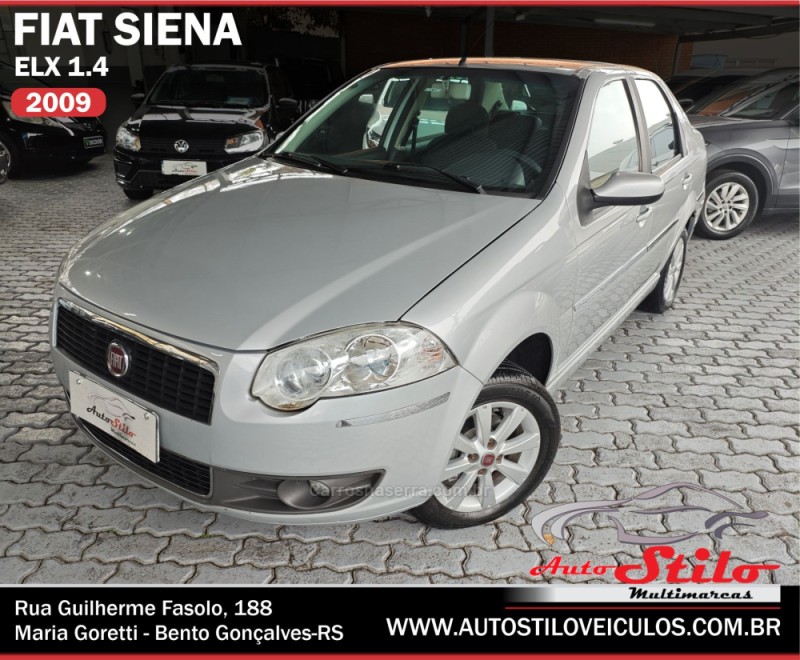 siena 1.4 mpi elx 8v flex 4p manual 2009 bento goncalves