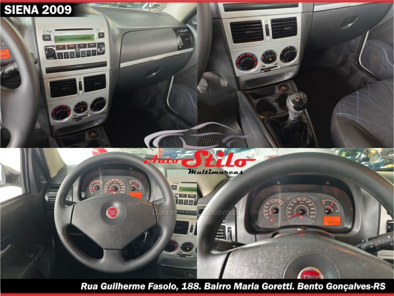 SIENA 1.4 MPI ELX 8V FLEX 4P MANUAL - 2009 - BENTO GONçALVES