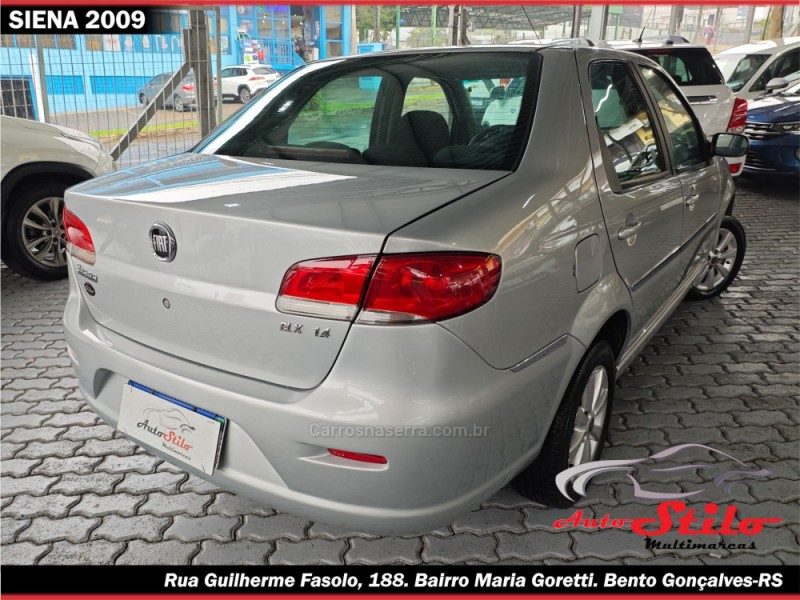 SIENA 1.4 MPI ELX 8V FLEX 4P MANUAL - 2009 - BENTO GONçALVES