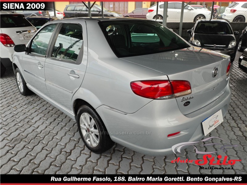 SIENA 1.4 MPI ELX 8V FLEX 4P MANUAL - 2009 - BENTO GONçALVES