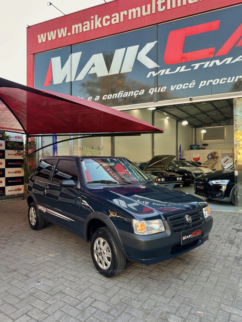 UNO 1.0 MPI MILLE WAY ECONOMY 8V FLEX 2P MANUAL - 2009 - ESTâNCIA VELHA
