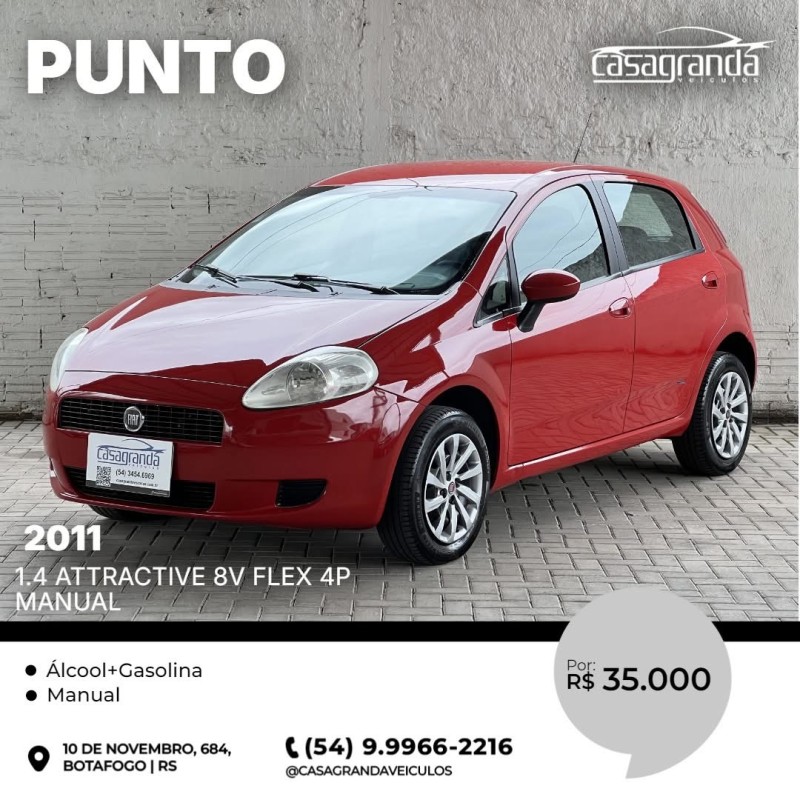PUNTO 1.4 ATTRACTIVE 8V FLEX 4P MANUAL