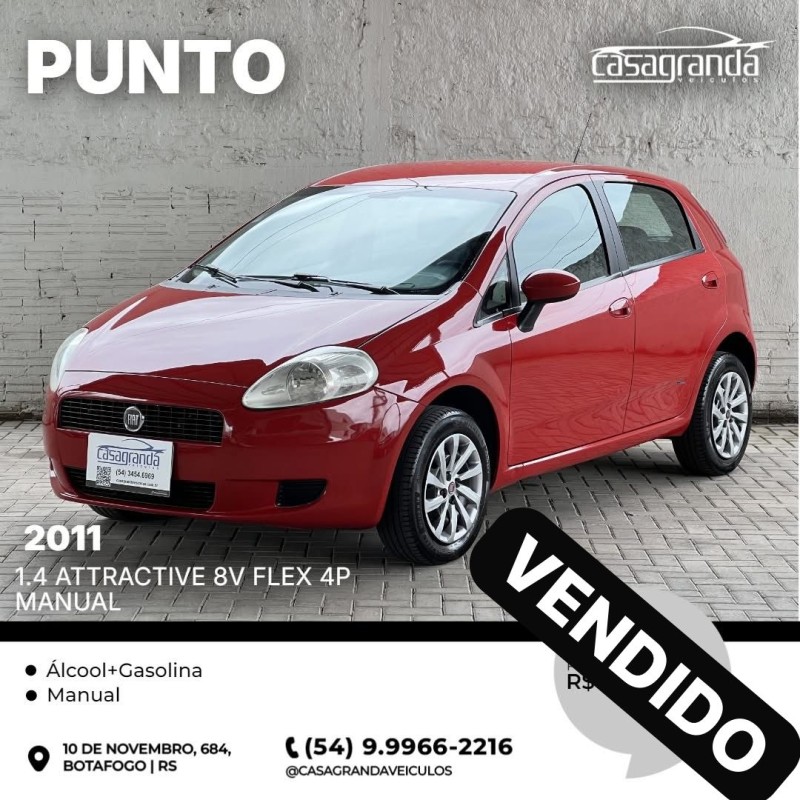 PUNTO 1.4 ATTRACTIVE 8V FLEX 4P MANUAL