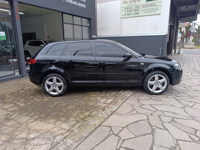 A3 2.0 TFSI SPORTBACK 16V GASOLINA 4P S-TRONIC - 2007 - FLORES DA CUNHA