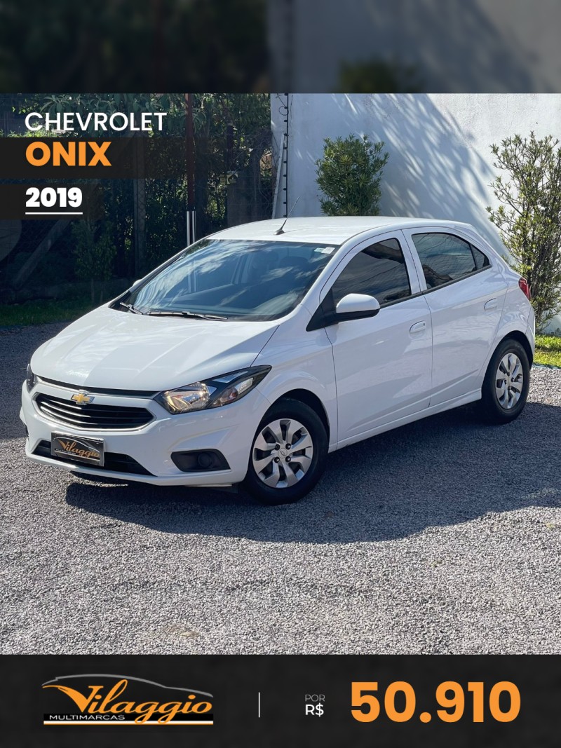 CHEVROLET - ONIX - 2019/2019 - Branca - R$ 50.910,00