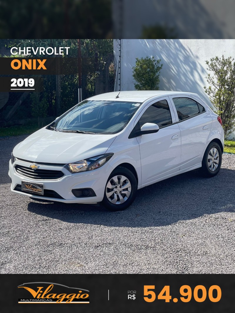 CHEVROLET - ONIX - 2019/2019 - Branca - R$ 54.900,00
