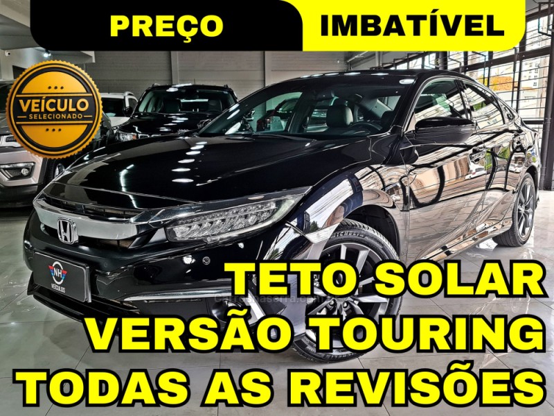 civic 1.5 16v touring turbo gasolina 4p automatico 2020 novo hamburgo