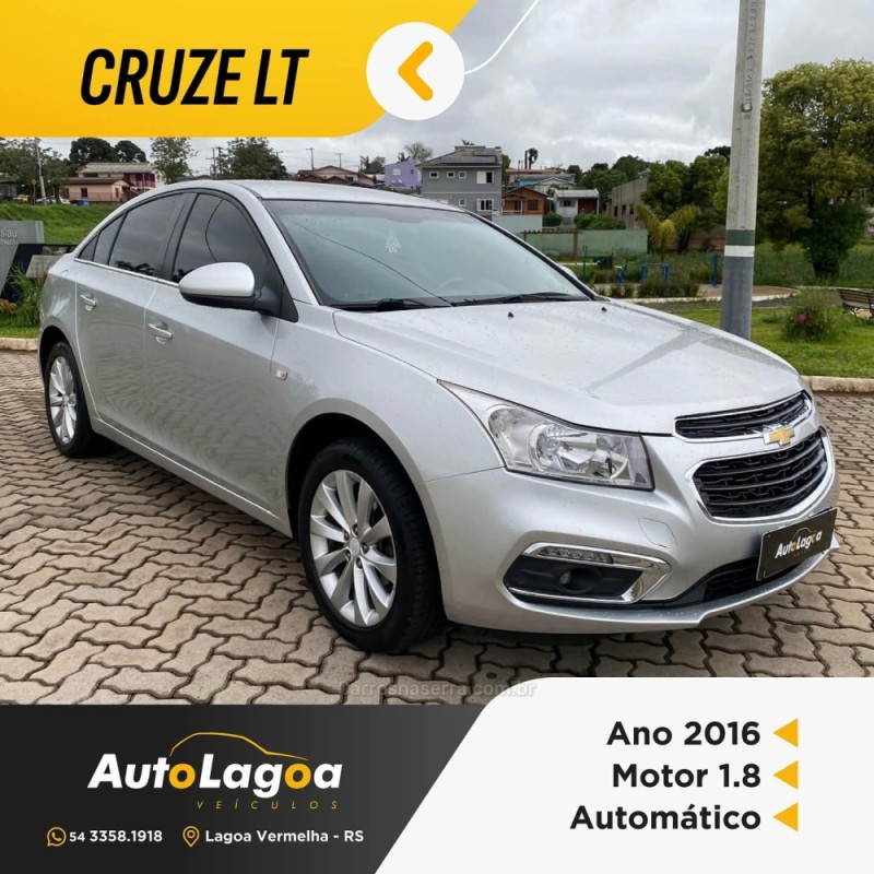 cruze 1.8 lt 16v flex 4p automatico 2016 lagoa vermelha
