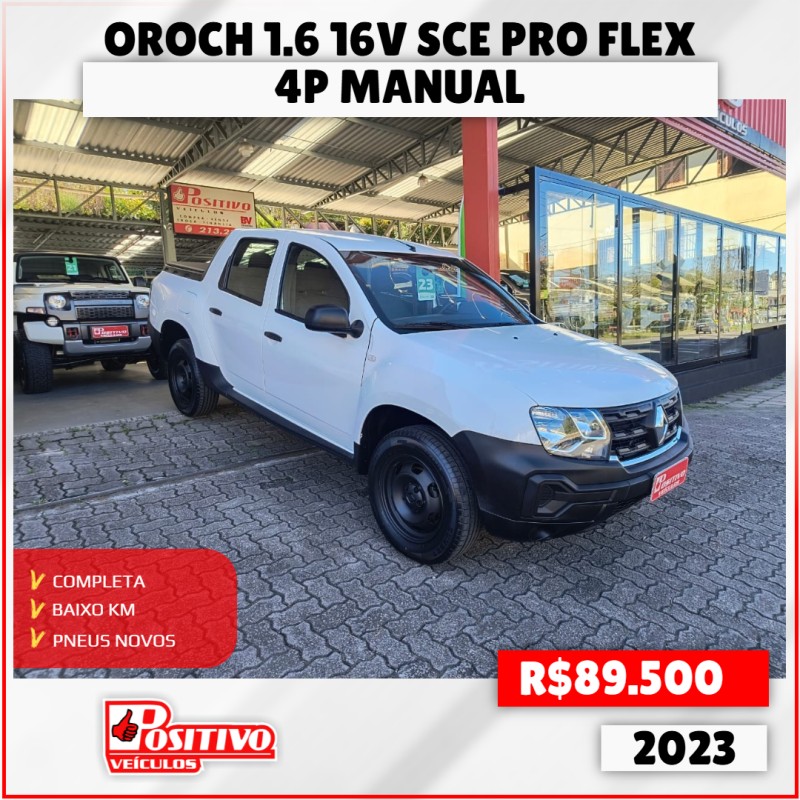 oroch 1.6 16v sce pro flex 4p manual 2023 caxias do sul