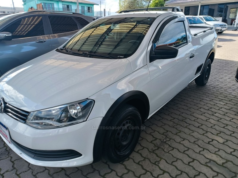 saveiro 1.6 mi trendline cs 8v flex 2p manual 2015 caxias do sul