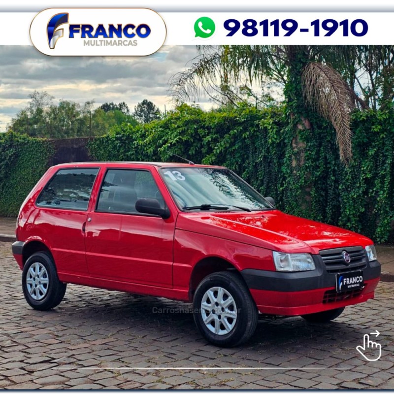 UNO 1.0 MPI MILLE WAY ECONOMY 8V FLEX 4P MANUAL - 2013 - VACARIA