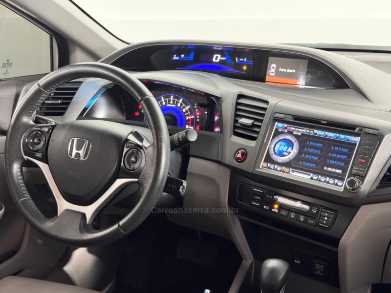 CIVIC 2.0 LXR 16V FLEX 4P AUTOMÁTICO - 2014 - ESTâNCIA VELHA
