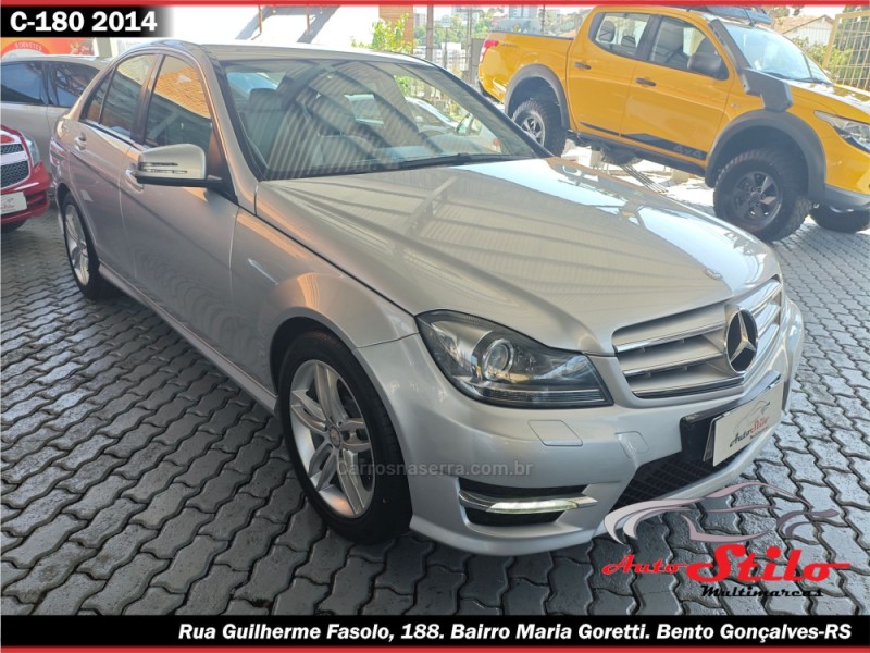 C 180 1.6 CGI SPORT 16V TURBO GASOLINA 4P AUTOMÁTICO - 2014 - BENTO GONçALVES
