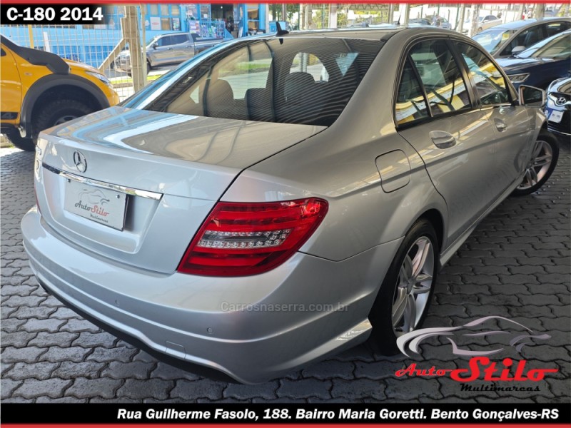C 180 1.6 CGI SPORT 16V TURBO GASOLINA 4P AUTOMÁTICO - 2014 - BENTO GONçALVES