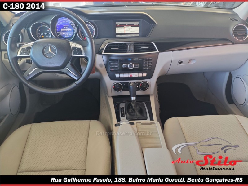 C 180 1.6 CGI SPORT 16V TURBO GASOLINA 4P AUTOMÁTICO - 2014 - BENTO GONçALVES