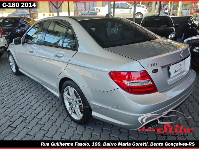 C 180 1.6 CGI SPORT 16V TURBO GASOLINA 4P AUTOMÁTICO - 2014 - BENTO GONçALVES
