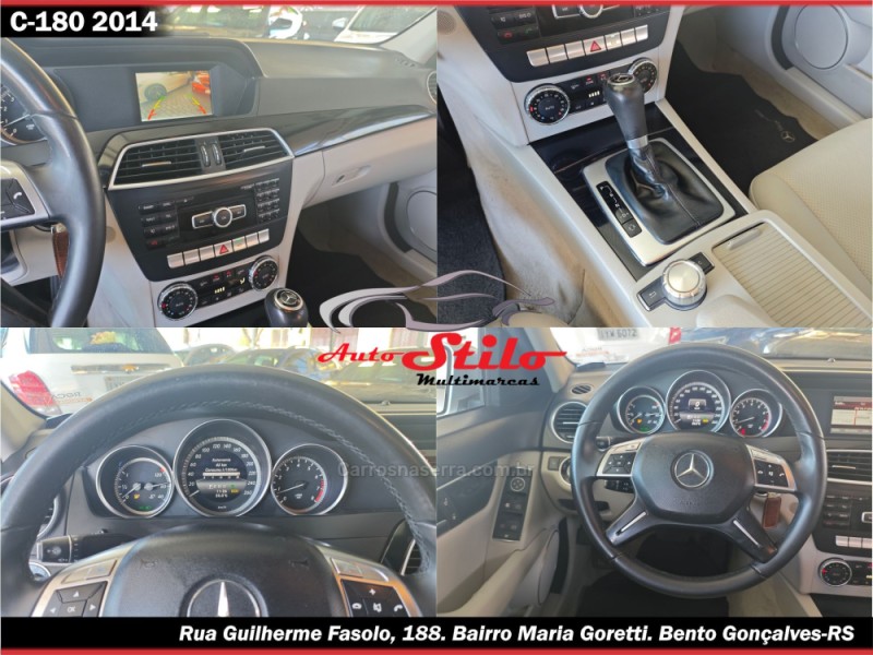 C 180 1.6 CGI SPORT 16V TURBO GASOLINA 4P AUTOMÁTICO - 2014 - BENTO GONçALVES