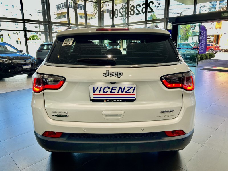COMPASS 2.0 16V DIESEL LONGITUDE 4X4 AUTOMÁTICO - 2021 - FARROUPILHA