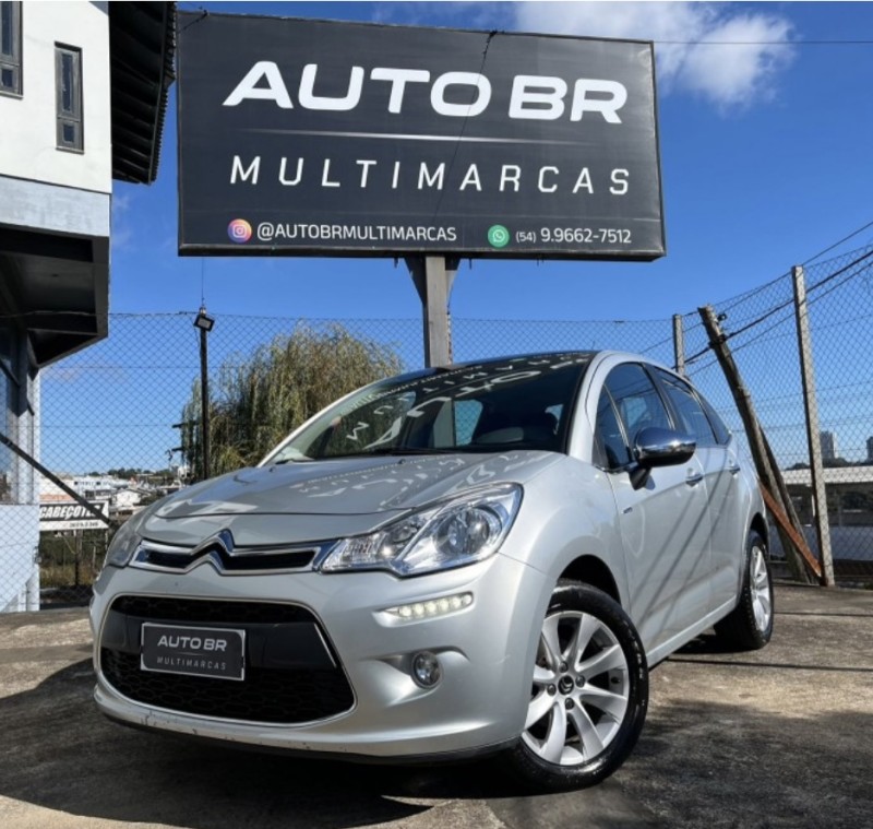 C3 1.6 EXCLUSIVE 16V FLEX 4P MANUAL - 2014 - CAXIAS DO SUL