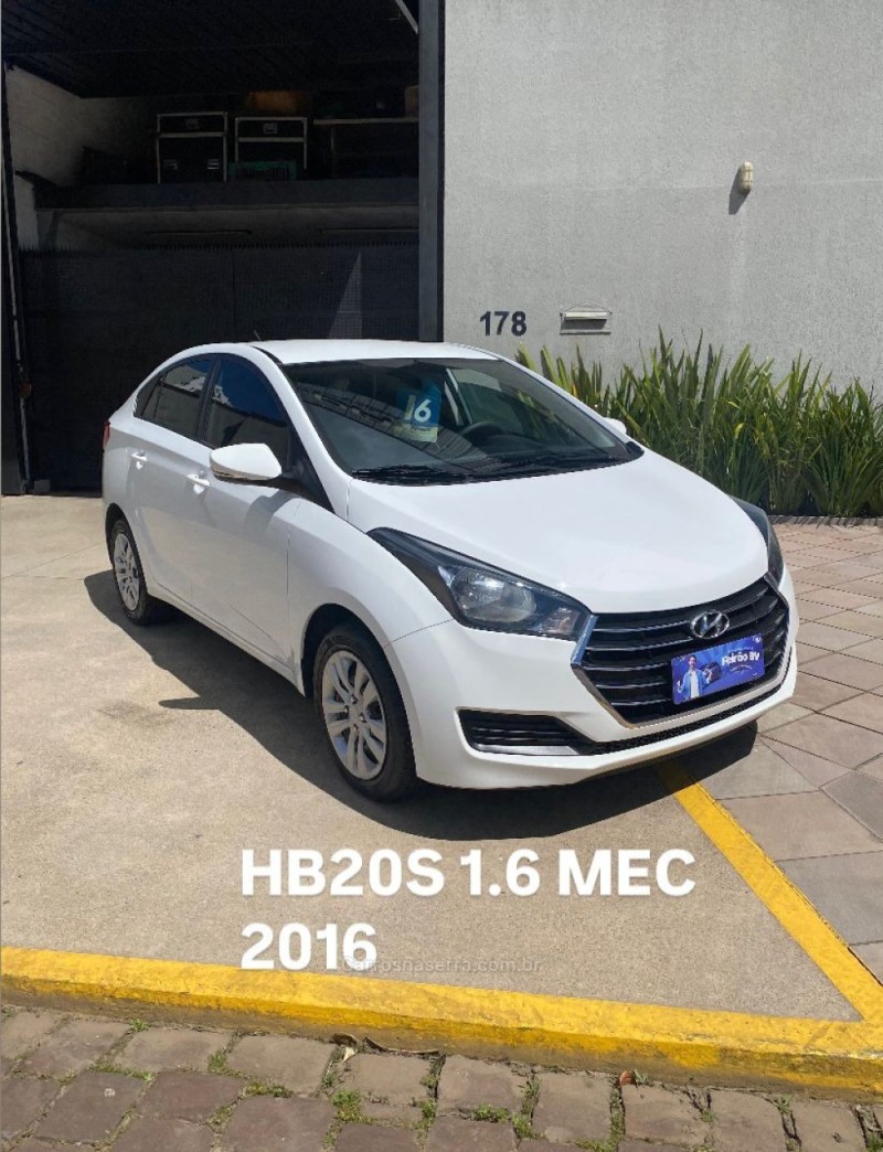 HB20S 1.6 COMFORT PLUS 16V FLEX 4P MANUAL - 2016 - CAXIAS DO SUL