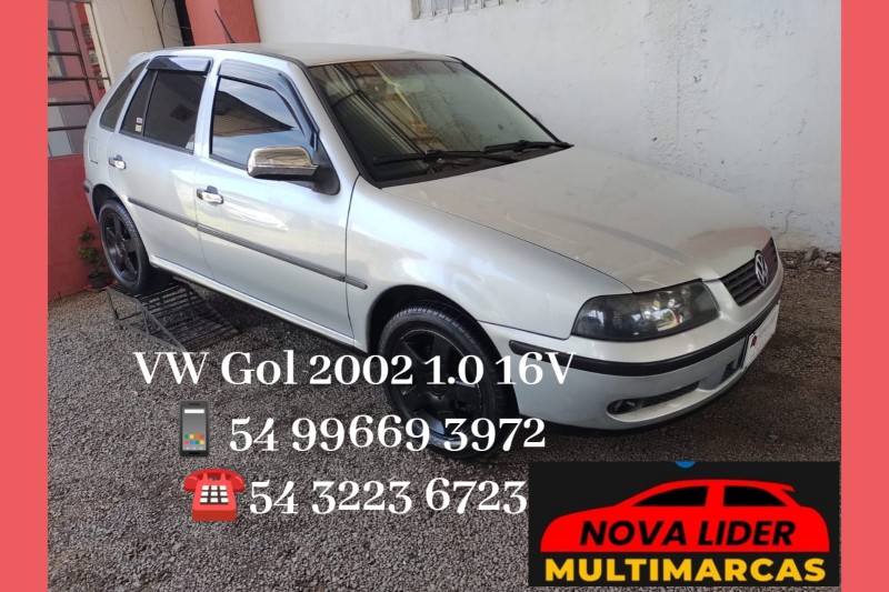 gol 1.0 mi 16v gasolina 4p manual g.iii 2002 caxias do sul