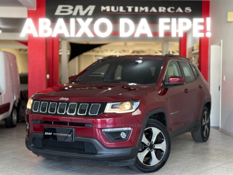compass 2.0 16v flex longitude automatico 2017 guapore
