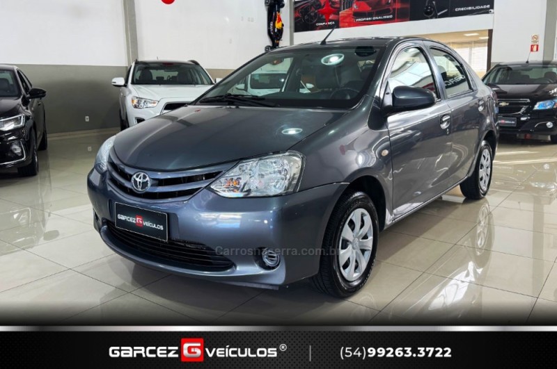 etios 1.5 xs sedan 16v flex 4p manual 2016 bento goncalves
