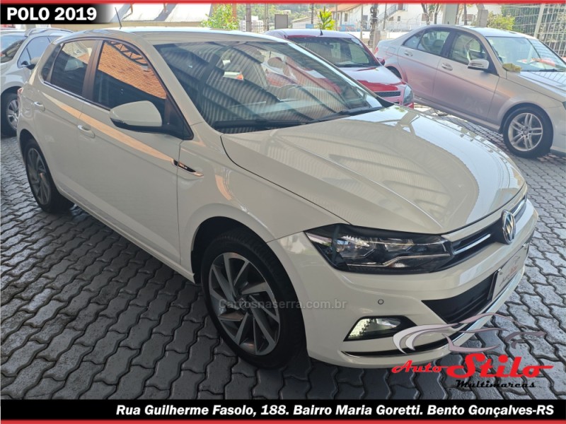 POLO 1.0	200 TSI HIGHLINE AUTOMÁTICO  - 2019 - BENTO GONçALVES