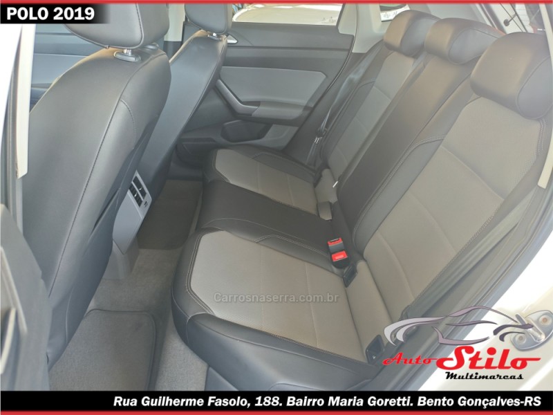 POLO 1.0	200 TSI HIGHLINE AUTOMÁTICO  - 2019 - BENTO GONçALVES