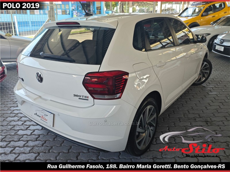 POLO 1.0	200 TSI HIGHLINE AUTOMÁTICO  - 2019 - BENTO GONçALVES