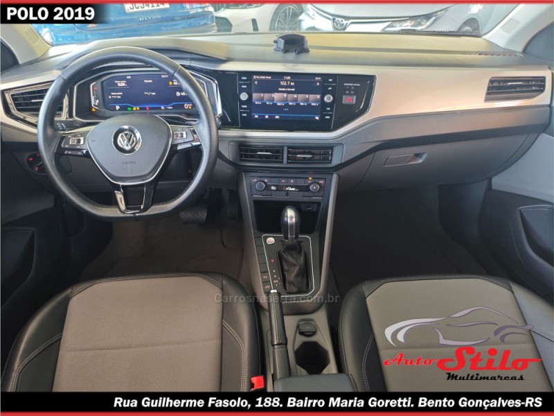 POLO 1.0	200 TSI HIGHLINE AUTOMÁTICO  - 2019 - BENTO GONçALVES