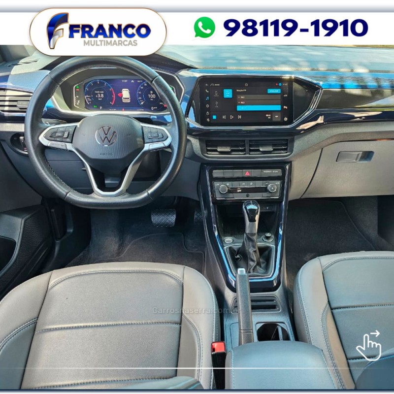 T-CROSS 1.0 COMFORTLINE TSI FLEX 4P AUTOMÁTICO - 2022 - VACARIA