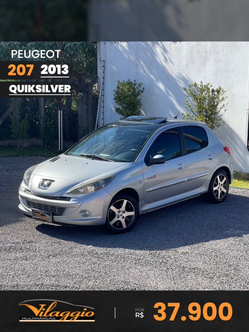 PEUGEOT - 207 - 2012/2013 - Prata - R$ 37.900,00