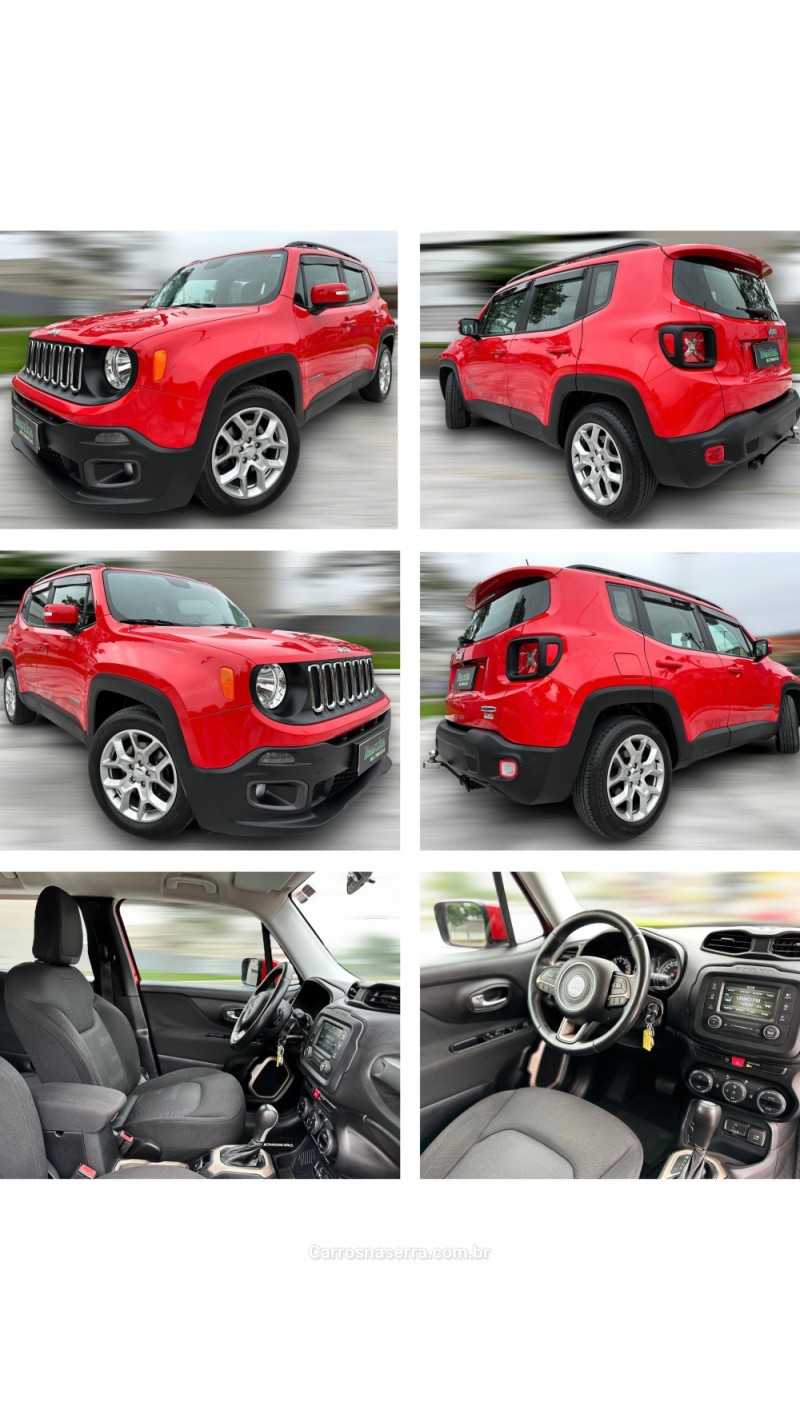 RENEGADE 1.8 16V FLEX LONGITUDE 4P AUTOMÁTICO - 2016 - NOVO HAMBURGO