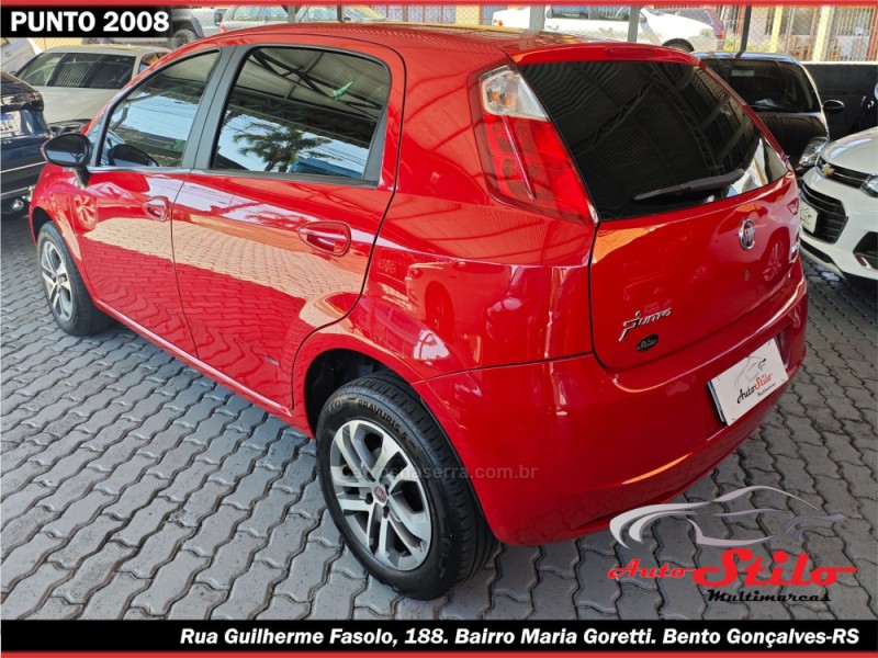 PUNTO 1.4 ELX 8V FLEX 4P MANUAL - 2008 - BENTO GONçALVES