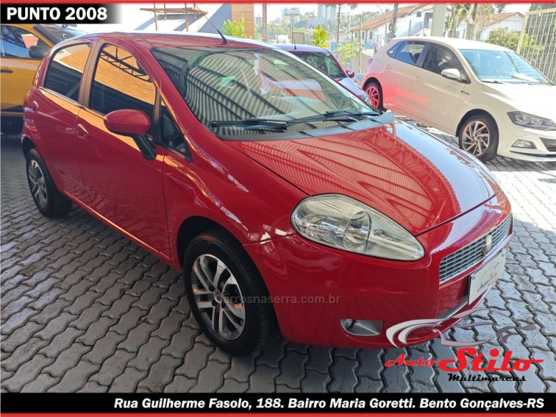 PUNTO 1.4 ELX 8V FLEX 4P MANUAL - 2008 - BENTO GONçALVES
