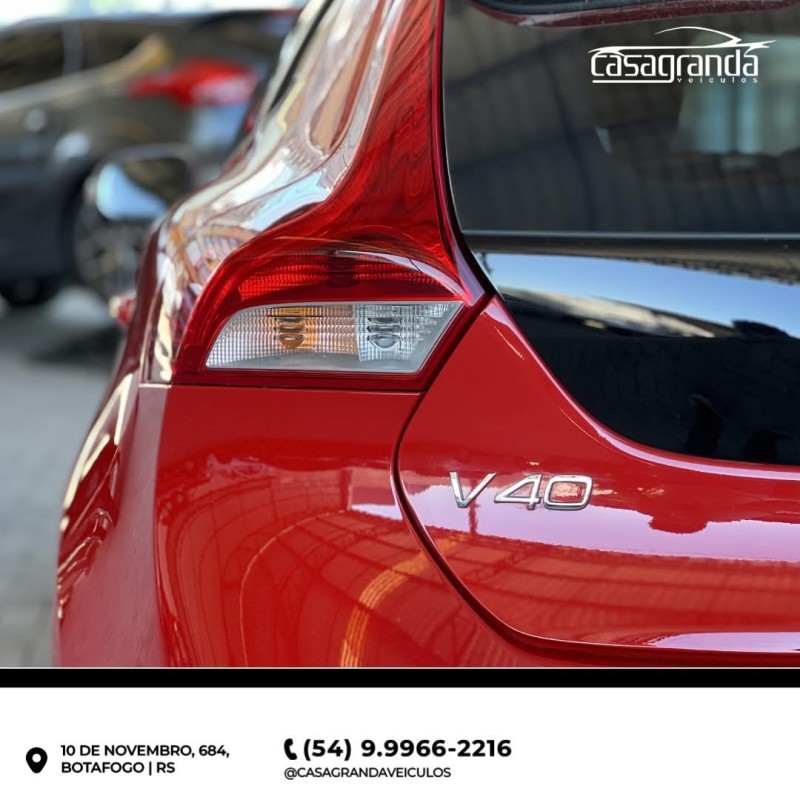 V40 2.0 T4 COMFORT TURBO GASOLINA 4P AUTOMÁTICO - 2015 - BENTO GONçALVES