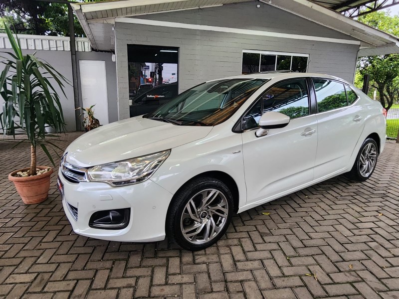 c4 lounge 1.6 exclusive 16v turbo flex 4p automatico 2014 caxias do sul